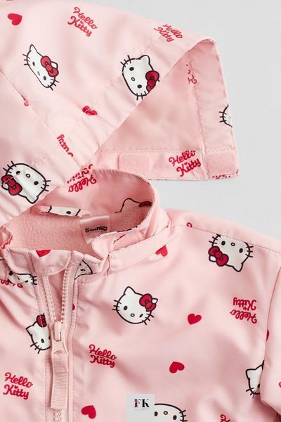 Дитяча демісезонна куртка з флісовою підкладкою H&M Кітті 86см 1272201006-86 фото