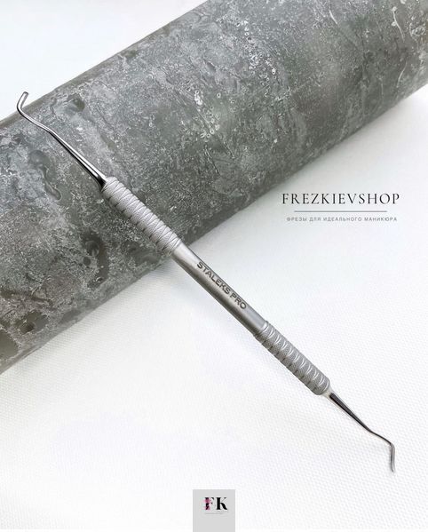 PE-20/2 Лопатка педикюрна (кюретка двостороння) Staleks 106750 фото